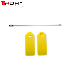 Mini Etiqueta NFC RFID Reutilizable, Sello Electrónico con Cable de Acero para Seguridad de Contenedores, Monitoreo de Camiones, Protección de Activos, Gestión de la Cadena de Suministro - Product Image 4