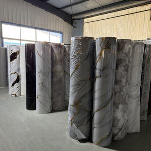 Hot Stamping Folie Voor Pvc Marmeren Plaat Marmer Ontwerp Decoratieve Films Voor Wandpaneel Huisdier Glanzende Marmeren Folie Folie Voor UV-Platen - Product Image 4