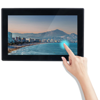 Nouvel écran LCD HMI mural de 7 pouces, écran tactile capacitif, interface USB, résolution 1024x600, prend en charge Windows/Linux/Android