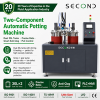 Machine de distribution, de mélange, de remplissage et de scellement de colle époxy silicone polyuréthane bi-composant, certifiée CE, de deuxième génération