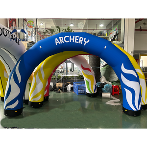 Model lengkungan tiup TPU ukuran kustom kualitas tinggi tahan lama untuk balapan olahraga dan promosi acara sistem kedap udara aman - Product Image 3