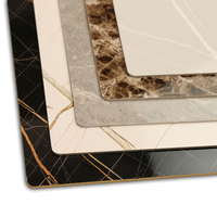 Plaque en WPC UV effet marbre, imperméable et ignifuge, design minimaliste pour panneaux muraux intérieurs et usage domestique moderne
