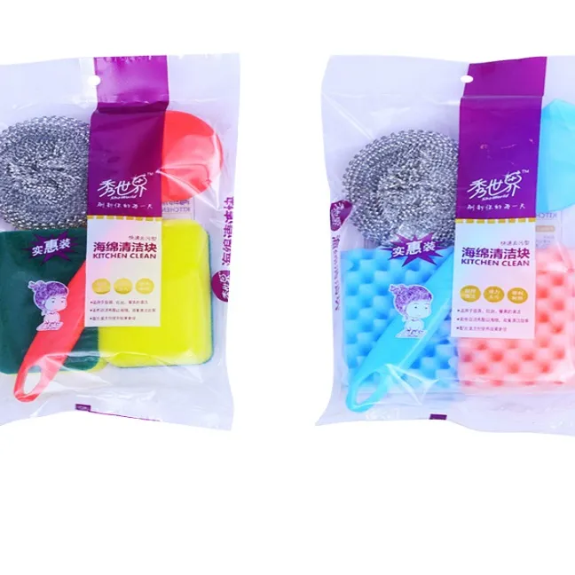 Kitchen Cleaning Sets Sscouring Pad Clean Ball Cleaning Stainless Steel Scourer/brass Box Packing All-season Available 100PCS