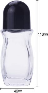 Bouteille en plastique PET vide de 60 ml et 80 ml avec applicateur à brosse éponge - Product Image 3