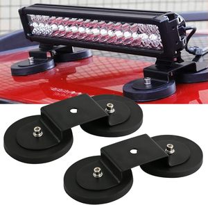 Support magnétique universel pour barre lumineuse, supports de montage pour lampe de travail, support à ventouse puissant avec protection en <span class=keywords><strong>caoutchouc</strong></span> pour lampe de conduite tout-terrain - Product Image 3