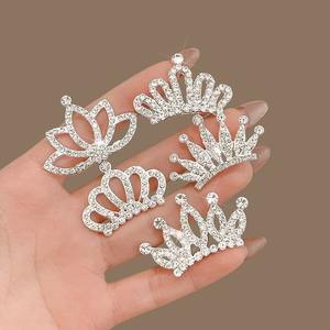 Mini Tiare <span class=keywords><strong>per</strong></span> Bambini con Diamanti, Coroncine Economiche con Strass <span class=keywords><strong>per</strong></span> Feste, Pettini <span class=keywords><strong>per</strong></span> <span class=keywords><strong>Capelli</strong></span> <span class=keywords><strong>per</strong></span> Ragazze - Product Image 2