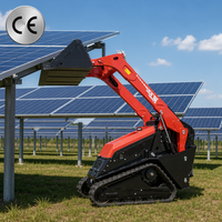Mini-chargeuse sur chenilles Yanmar, poids opérationnel 1892 kg, levage vertical, chargeuse compacte pour usage agricole