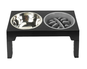 Tompo Stainless <b>Steel</b> <b>Bowl</b> Elevated Cat Dog <b>Bowl</b> Stand Slow Feeder Dog <b>Bowl</b> for Small Medium and Large Dogs With Non-Slip - Product Image 2