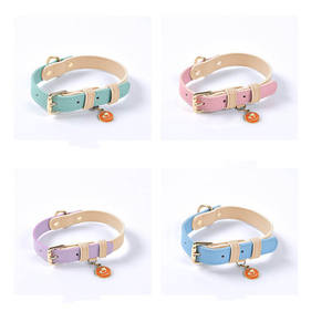 Collar personalizado de fábrica para mascotas cuero genuino ajustable - Product Image 6