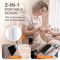 Ponceuse à ongles électrique OEM 13W professionnelle, machine de manucure rechargeable Type-C, kit de lime à ongles pour salon, élimination du gel acrylique
