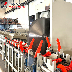 Chaîne de <span class=keywords><strong>scie</strong></span> automatique pour la coupe transversale de bois, machine de sciage de bois à découpe sur mesure pour scierie et traitement du contreplaqué - Product Image 1