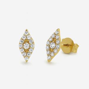 Pendientes de Diamantes DHANI JEWELS al por Mayor, Oro Blanco, Amarillo y Rosa de 14K, Claridad SI, Diamantes Naturales para Minoristas de Joyería - Product Image 4
