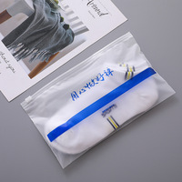 Sac zip-lock à glissière en PVC PE imprimé personnalisé pour t-shirt vêtements chaussettes chaussures emballage