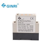 Relais de protection de tension DVRD 12V 24V 36V 48V DC 2CO, moniteur de surtension et de sous-tension