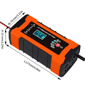 Зарядное устройство и поддерживатель заряда E-MaLX для автомобильных и мотоциклетных свинцово-кислотных аккумуляторов 12В 10А с автоматическим импульсным восстановлением, заводская цена - Product Image 5