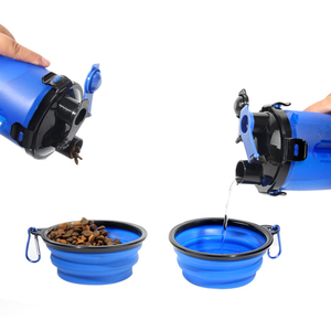 Contenedor Multifuncional Ecológico para Comida de Perros, Dispensador Portátil de Plástico para Viajes, 350 ml, Dispensador de Agua para Perros - Product Image 2