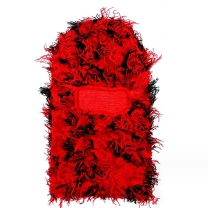 Free Sample 2025 Winter Grassy Knitted Beanies Full Face Ski Mask Camouflage Headgear Neck Warmer Windproof Distressed <strong>Balaclav</strong> - Product Image 5