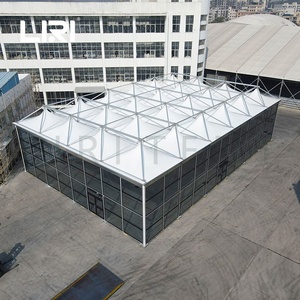 Tente modulaire géante personnalisée à double étage en structure pyramidale pour événements et centres commerciaux - Product Image 2