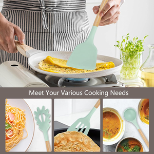 <span class=keywords><strong>Set</strong></span> peralatan dapur Esensial, peralatan memasak, silikon 19 buah, versi timbangan tebal 1850g - Product Image 6