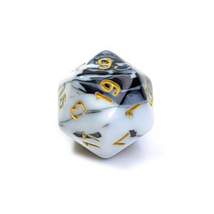 Dados Poliédricos D20 Hechos a Mano con Números Blancos del 1 al 20, Acrílicos de Color Personalizado al por Mayor para Juegos de Rol y Juegos de Mesa, Directo de Fábrica - Product Image 4