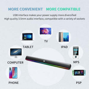 Multimedia Blue Tooth <b>TV</b> Sound Bar Wireless Portable Surround Soundbar for <b>TV</b> <b>With</b> Speaker for <b>Tv</b> Home Theater - Product Image 4