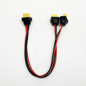 Konektor pengisi daya baterai kustom rakitan kawat XT60 steker pria ke 2 wanita - Product Image 5