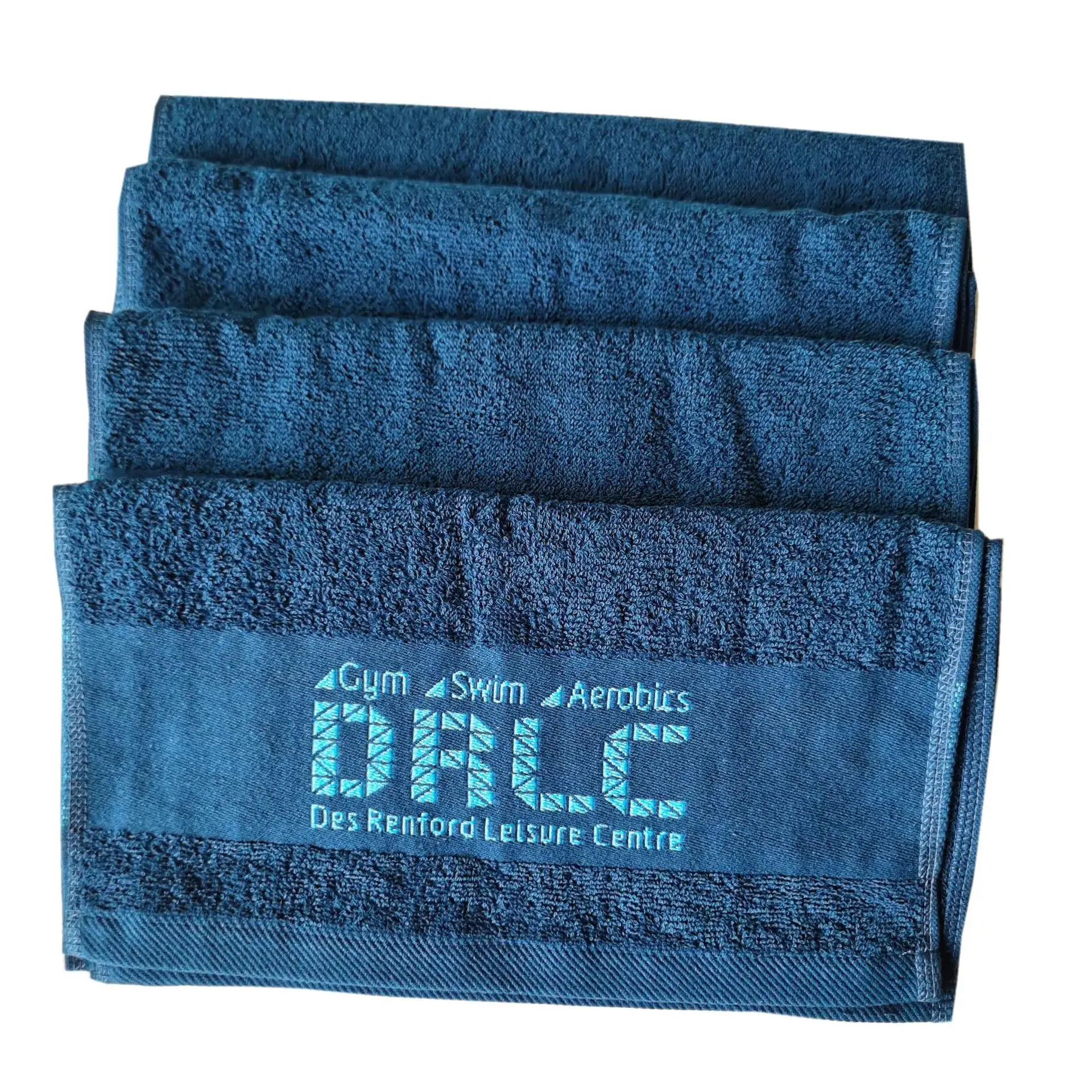 Toalla de ducha con forma personalizada, toalla de secado de microfibra con logotipo de marca para salón de Fitness