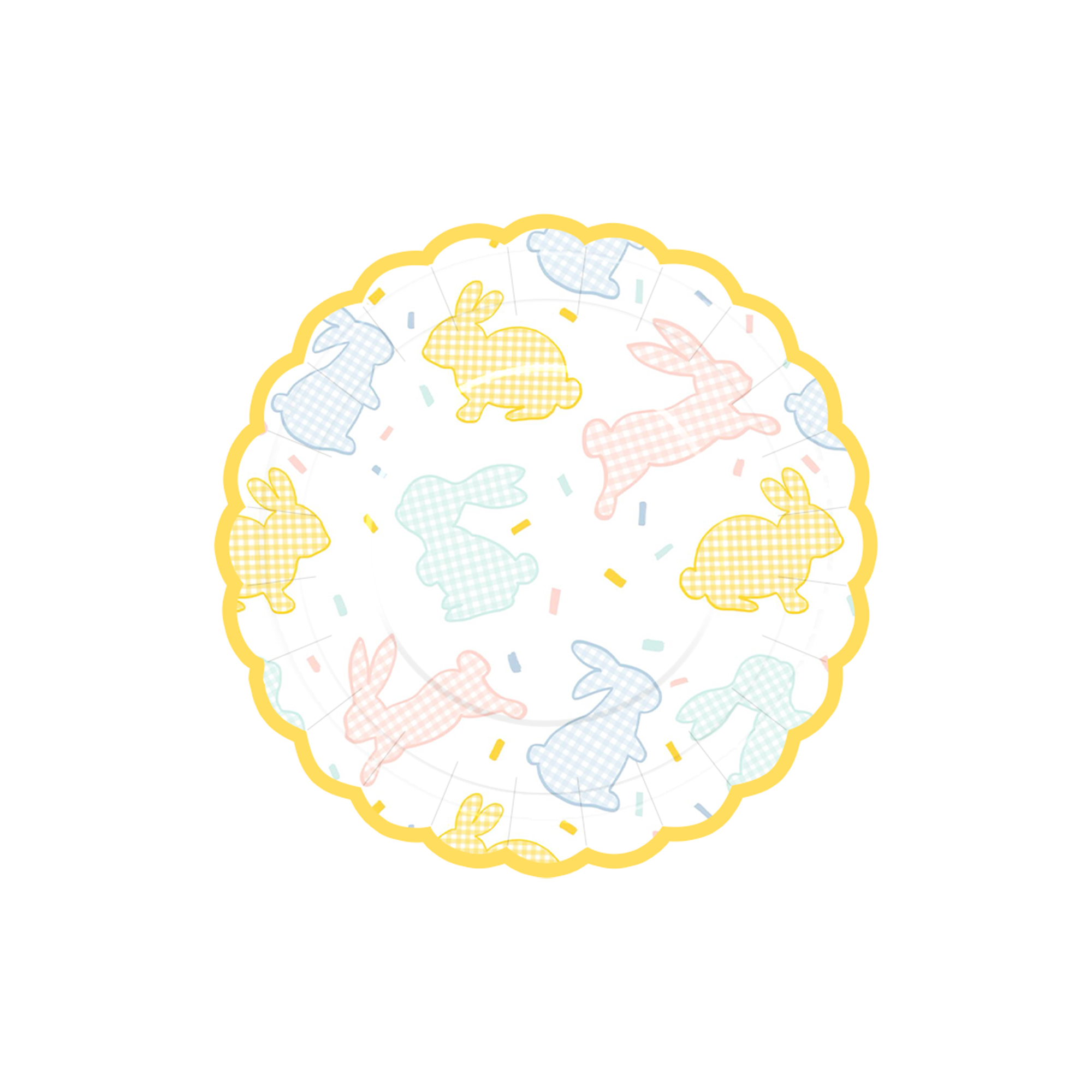 Plato de papel de 7 pulgadas * 8 unidades