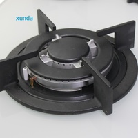 Cuisinière à gaz encastrable Xunda Factory OEM/ODM 90 cm avec 5 brûleurs, plaque de cuisson en verre, haute qualité, pour cuisine