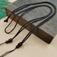 Collier en maille en gros, collier en corde tressée à la main, fil de soie, cordon noué, bricolage, pendentif, corde de jade