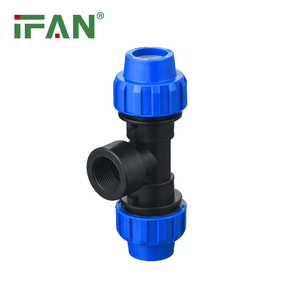 Raccord de tuyau d'irrigation goutte à goutte agricole Ifan, raccord de tuyau en PP, raccord fileté 1/2-4 pouces, coude, té, raccord de tuyau à compression en PEHD - Product Image 6