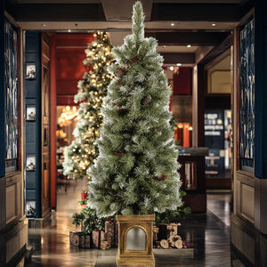 <span class=keywords><strong>Sapin</strong></span> <span class=keywords><strong>de</strong></span> Noël <span class=keywords><strong>de</strong></span> 1,20 m pré-éclairé, mini arbres artificiels, base dorée, floqué <span class=keywords><strong>de</strong></span> neige, 86 lumières LED blanc chaud, épicéa, ignifuge, pour la maison - Product Image 4