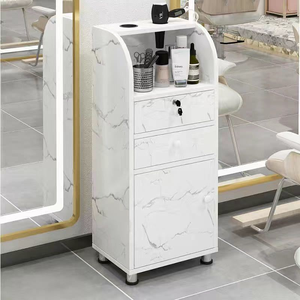 Mobile lockable hair <b>tools</b> cabinet for hair salons hair station hair shop <b>tool</b> cart drawer-style mirror counter cabinet hair - Product Image 6