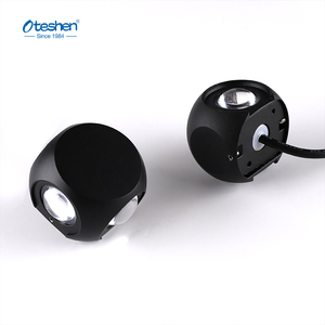 Lámpara de Pared LED <span class=keywords><strong>para</strong></span> Exteriores, Color Negro Mate, 4W, IP44, Impermeable, con Iluminación Arriba y Abajo, <span class=keywords><strong>para</strong></span> Decoración de Balcón y Jardín - Product Image 5