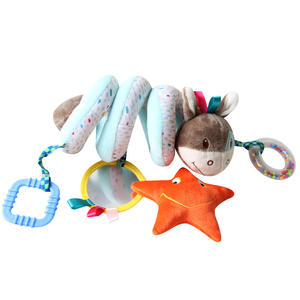 Usine 0-1 an infantile animal <span class=keywords><strong>lit</strong></span> wrap avec cloche miroir <span class=keywords><strong>voiture</strong></span> wrap jouet éléphant <span class=keywords><strong>lit</strong></span> wrap pendentif en gros - Product Image 5