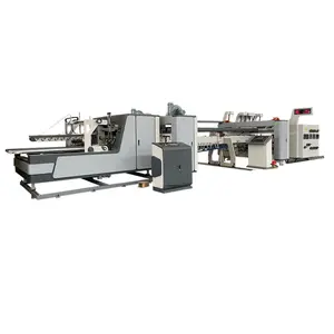 ZL255 Máquina automática de impresión de cajas de cartón corrugado Slotter en línea Gluer Flexo FFG
