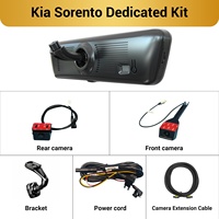 Caméra de tableau de bord pour Kia Sorento H8 Pro avec rétroviseur intelligent, 2K, 8,2 pouces, double objectif avant et arrière, vision nocturne, certifiée CE FCC, d'origine usine