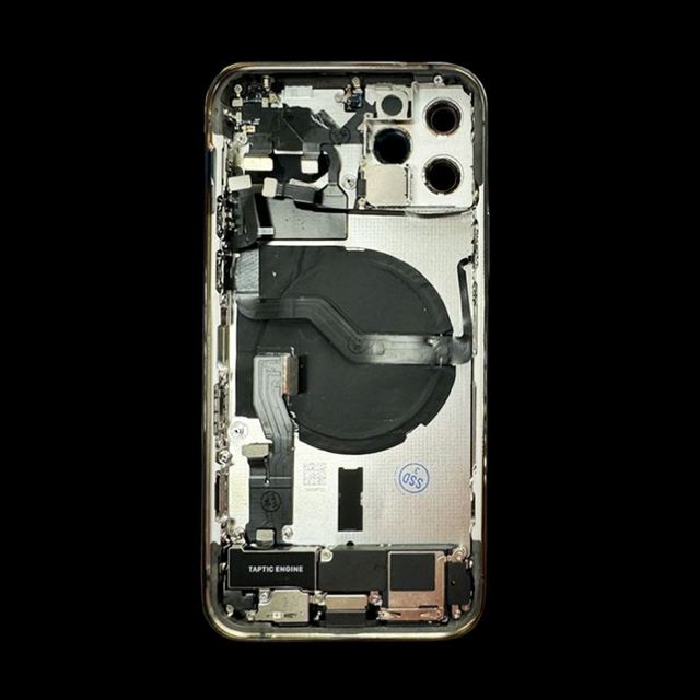 Original Full Battery Cover Housing With Middle Frame Chassis Back Cover Housing for Iphone 14 Pro
