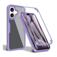 Coque de protection intégrale à 360 degrés pour iPhone 17 Pro Max/17 Air/Pro/17 avec protection d'écran avant