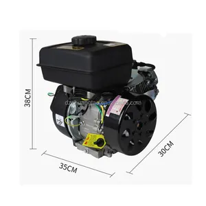 4KW 6KW Range Extender Gasoline Petrol DC Generator 60V 72V 48V For Electric Motor Vehicle