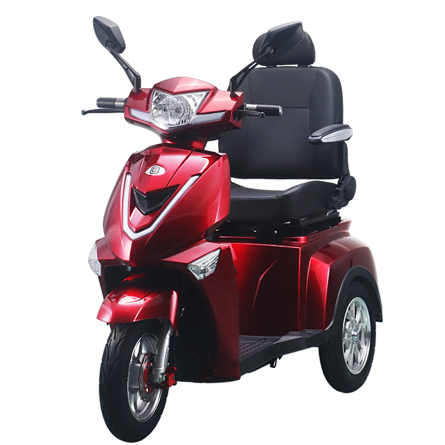 Vista-3 Fat Tire Three Wheeler Electric Scooter 3 Wheel Adult Mobility Scooter with Seat E Scooter with Street Approval