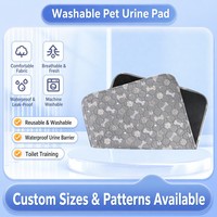 Tapis d'entraînement pour chien personnalisé, mignon, lavable, imperméable, antidérapant, absorbant, réutilisable, pour l'apprentissage de la propreté, fabrication OEM, vente en gros, approvisionnement en vrac Paw