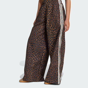 Pantalones de chándal de mujer de corte holgado, largos, con estampado de leopardo, de pierna ancha, de felpa suave, tipo <span class=keywords><strong>jogger</strong></span> - Product Image 5