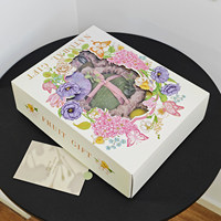 Boîte cadeau en papier personnalisée pour jus de fruits avec fenêtre, vide, vente en gros, logo personnalisé, emballage cadeau recyclable pour la vente au détail, sur mesure