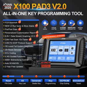 USA Lager Xtool X100 Pad3 Auto-Schlüssel-Programmiergerät Schlüsselprogrammierer Wegfahrsperre Pin-Code-Lesegerät Scanner mit KC100 EEPROM - Product Image 2