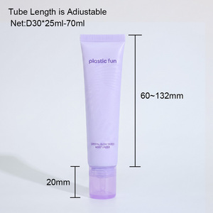 Nuovo Arrivo Tubetto Vuoto Riciclabile per Cosmetici con Erogatore Trasparente in PETG per Crema Occhi e Siero per la Cura della Pelle - Product Image 3