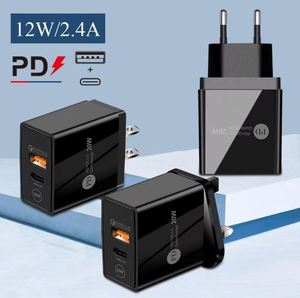 Cargador de Celular de 12W en Oferta, Cabezal de Carga USB-A+C de un Solo Puerto, Estándar US/EU/UK, Cargador PD - Product Image 2
