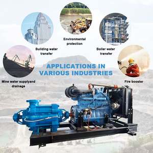 Diesel Engine Drive High Pressure 5hp Horizontal Multistage Boiler Feed Water Multi Stage Centrifugal Pump - Product Image 4