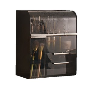 Cosmetic Storage Box With Drawers Large Capacity Dustproof For <b>Dressing</b> <b>Table</b> Skincare <b>Makeup</b> Organizers White Gold Version - Product Image 5