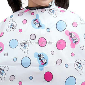 Capas Impermeables para Niños para <span class=keywords><strong>Peluquería</strong></span>, Salón de Belleza, Capa de Corte de Pelo Económica Hecha de Poliéster - Product Image 6